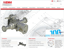 Tablet Screenshot of hemaendustri.com
